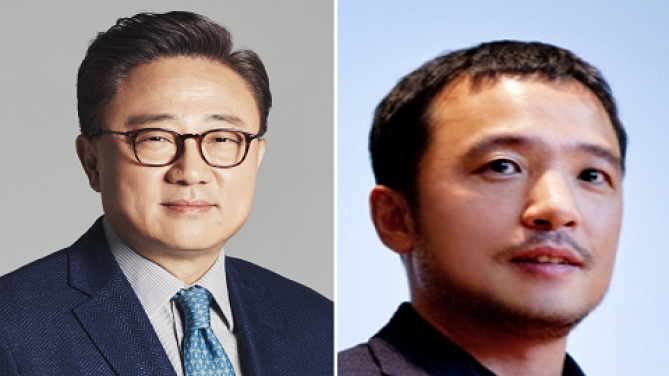 고동진 삼성전자 사장, 김택진엔씨소프트 대표이사 - 한국공학한림원 제공